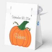 ツインズベビーシャワーリトルカボチャ フェイバーボックス (裏面)