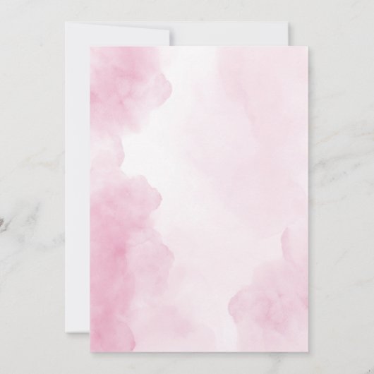 ツインズベビーシャワー招待状 招待状 (裏面)