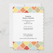 ツインズベビーゾーズシャワー招待状 招待状 (裏面)