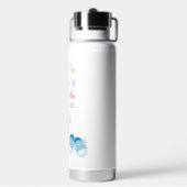 ツインズベビー名のお知らせ ウォーターボトル (背面)