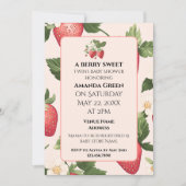 ツインズベリースイートストロベリー 招待状 (正面)