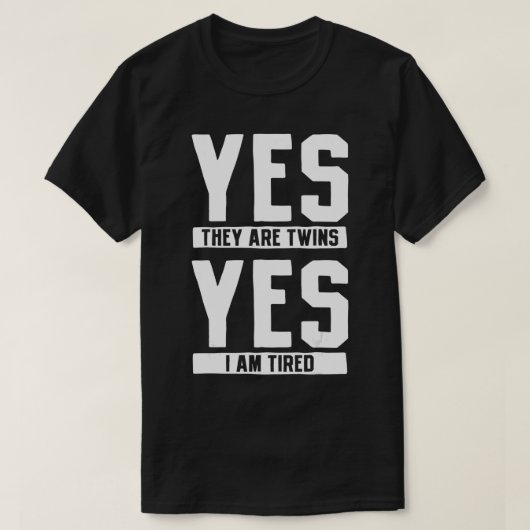 ツインズペアレントママパパ Tシャツ (デザイン正面)