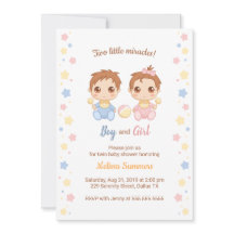 ツインズボーイガールベビーシャワー