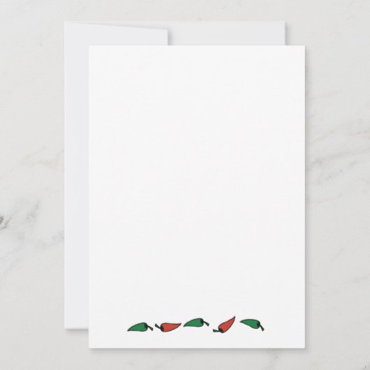 ツインズボーイガールメキシカンフィエスタベビーシャワー招待状 招待状 (裏面)