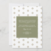 ツインズボーイズかわいい服ベビーシャワー招待状 招待状 (裏面)