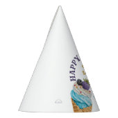 ツインズボーイズアイスクリームバースデーパーティーお願いボックス パーティーハット (左)