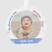 ツインズボーイズ2写真最初のメリーリトルクリスマス オーナメント (正面)