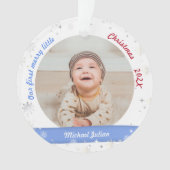 ツインズボーイズ2写真最初のメリーリトルクリスマス オーナメント (正面)