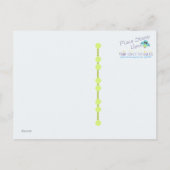 ツインズポッドの赤ちゃんシャワーありがとう ポストカード (裏面)