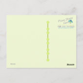 ツインズポッドの赤ちゃんシャワーありがとう ポストカード (裏面)