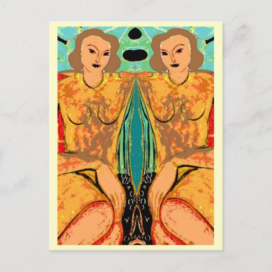 ツインズマティススタイル ポストカード (正面)