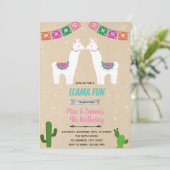 ツインズラマの招待 サンキューカード (スタンド正面)