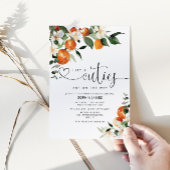 ツインズリトルかわいこちゃん赤ちゃんシャワー招待 招待状