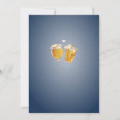 ツインズ共同ベビーシャワーニュートラルスポーツビール 招待状 (裏面)