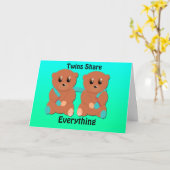 ツインズ共有オイチ カード (黄色い花)