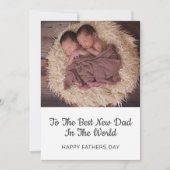 ツインズ写真 | 新最高の父父の日 シーズンカード (正面)