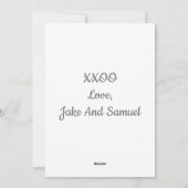 ツインズ写真 | 新最高の父父の日 シーズンカード (裏面)