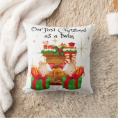 ツインズ初めてのクリスマスクッション クッション (ブランケット)