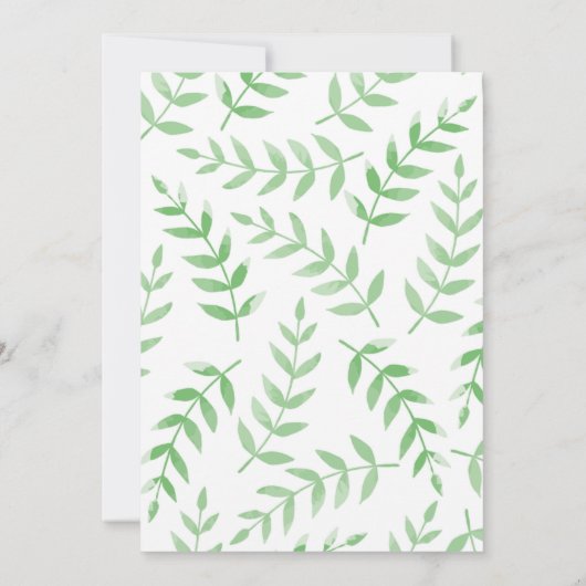 ツインズ招待状 招待状 (裏面)