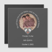 ツインズ流産ベビー損失記念死産 (正面/裏面)