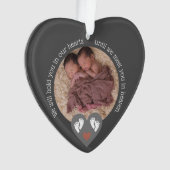 ツインズ流産ベビー損失記念死産 オーナメント (正面)