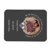 ツインズ流産ベビー損失記念死産 マグネット (横)