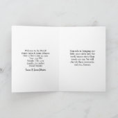 ツインズ誕生フォトカード | ドゥラス新生児ギフト サンキューカード (内部)