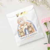 ツインズ1stバースデーウォーターカラーテディベア フェイバーバッグ (封をした状態)