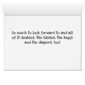 ****ツインズ*** – なんてエキサイティングな「新しい親」カード (内部横(下))