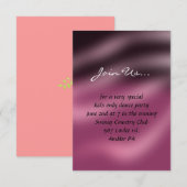 ツインズ ダヴ・オブ・ピース B'nai Mitzvah バット・パーティー カード (正面/裏面)