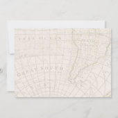 ツインズ・ボーイ・ガール |ヴィンテージ飛行機の赤ちゃんシャワー 招待状 (裏面)