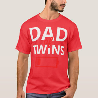 ツインズIIの疲れたパパ Tシャツ