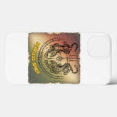 ツインタイガースサックヤントiphoneケース | 恐れを知らない精神 Case-Mate iPhoneケース (裏面 (横))