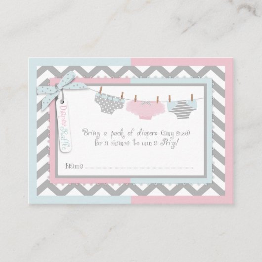 ツインタイツツツゥオムツラッフルチケット エンクロージャーカード (正面)