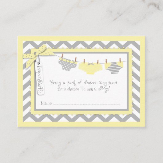 ツインタイツツツゥオムツラッフルチケット エンクロージャーカード (正面)