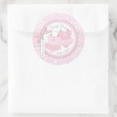 ツインタツ水玉模様ジャンパー&ウィンタースノーフレーク ラウンドシール (バッグ)