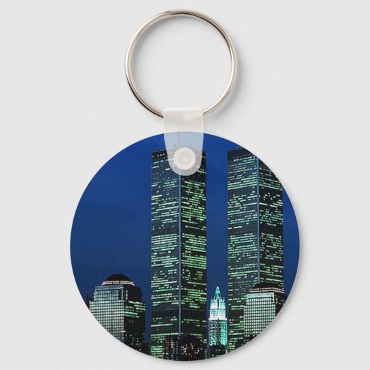 ツインタワーの記憶の中でメモリアムWTC NYC キーホルダー (正面)