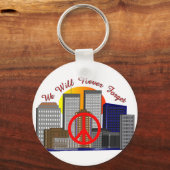 ツインタワーズアートギフト キーホルダー (正面)
