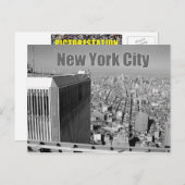 ツインタワーズワールドトレードセンターNYC ポストカード (正面/裏面)