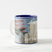 ツインタワーズ9/11メモリアルマグ ツートーンマグカップ (正面左)