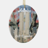 ツインタワーズ9/11記憶オーナメント セラミックオーナメント (右)