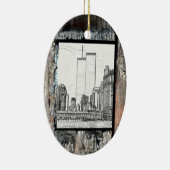 ツインタワーズ セラミックオーナメント (右)