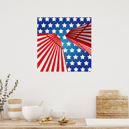 ツインタワーズ ポスター (キッチン)