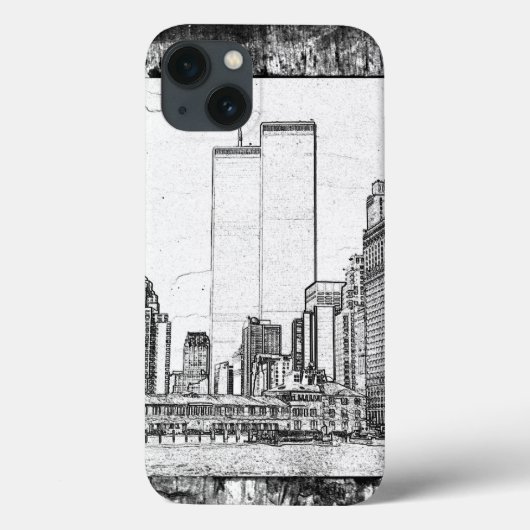 ツインタワーズ Case-Mate iPhoneケース (裏面)
