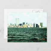 ツインタワー9/11の1年前 ポストカード (正面/裏面)