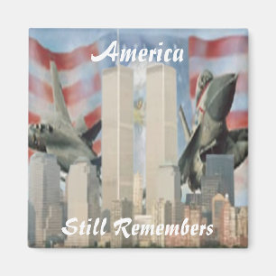 ツインタワー9/11リメンブランスマグネット マグネット