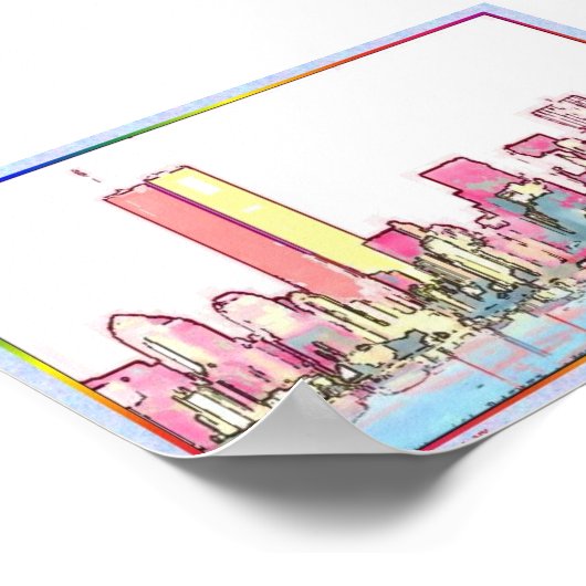 ツインタワー ポスター (角)