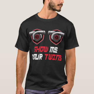 ツインターボの双子を見せてくれ Tシャツ