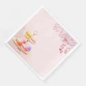 ツインツインベビーシャワーナプキンス用お茶 (コーナー)