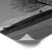 ツインツリーズマウンテン牧草地ポスター ポスター (角)